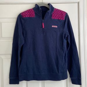 Vineyard Vines | Blue Pullover | Shep Shirt | Quarter Zip | Size Medium